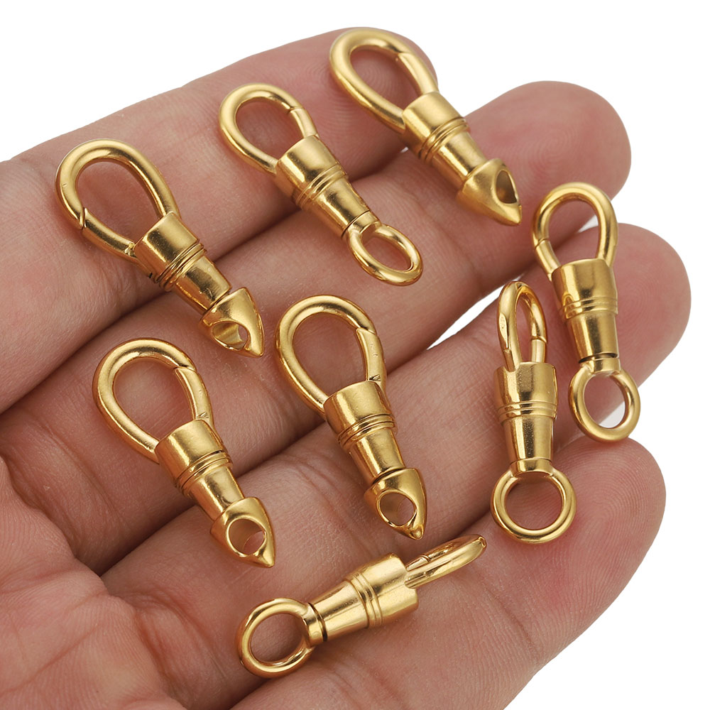 Jewelry Making Hardware - 2pcs/lot Stainless Steel Bag Key Chain