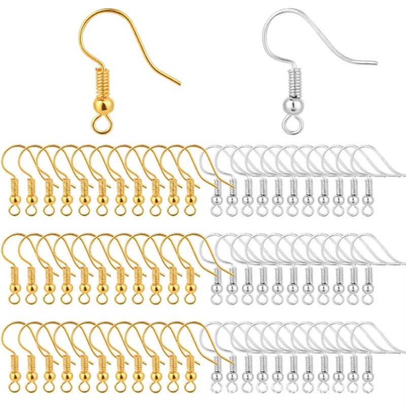Jewelry Making Hardware - 100/500pcs DIY Earring Findings Earrings Clasps