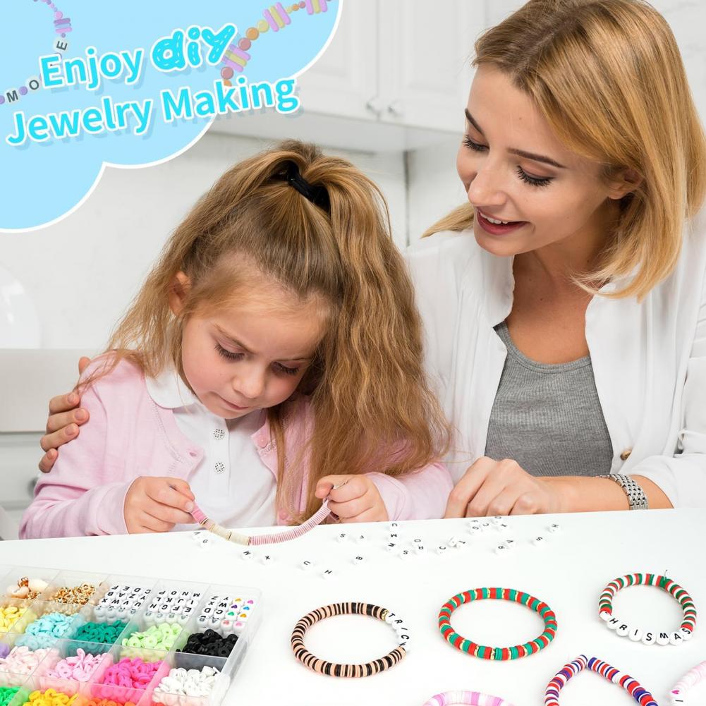 Jewelry Making For Beginners - Clay Bead Set for Jewelry Making