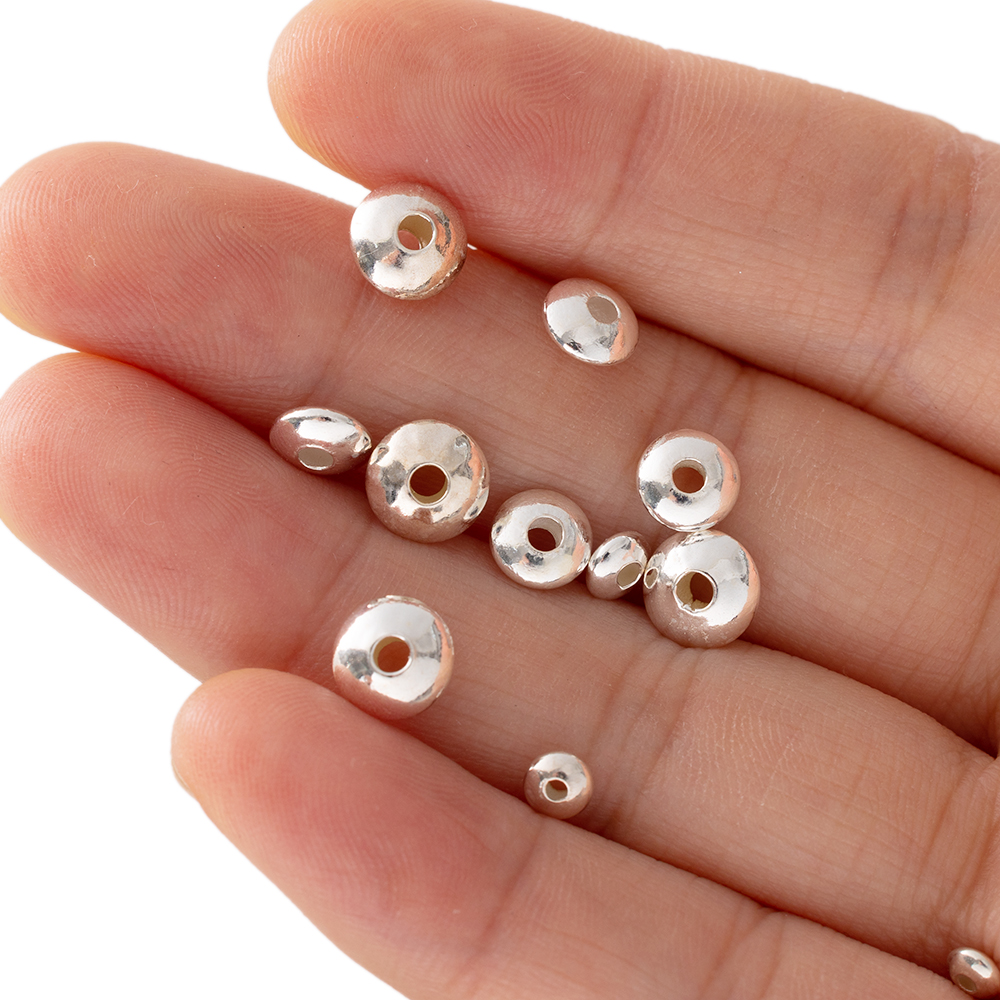 10pcs 3/4/5/6/7/8mm Real 925 S - Jewelry Making Silver ulasan dan harga