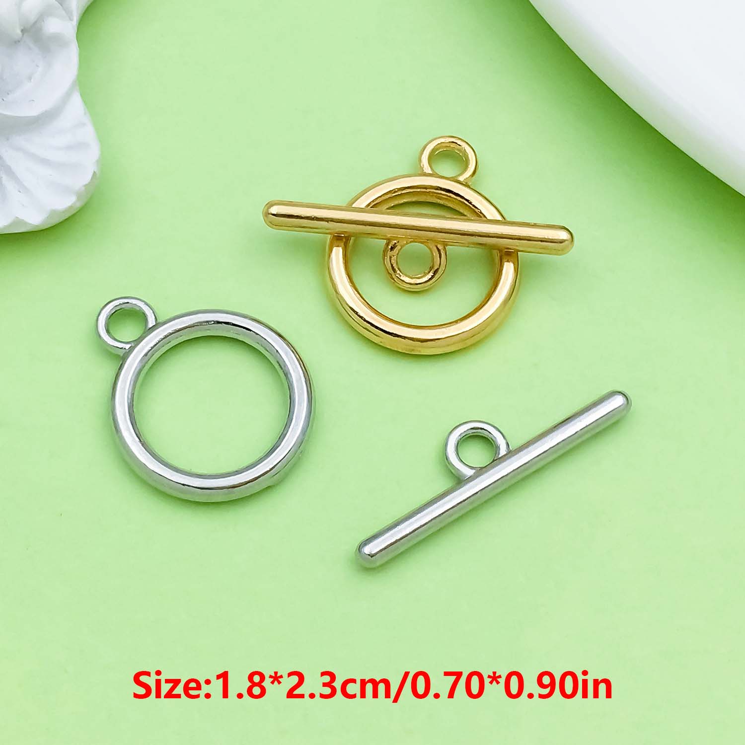 20pcs Alloy Buckles, OT end Bu - Jewelry Making Necklaces ulasan dan harga