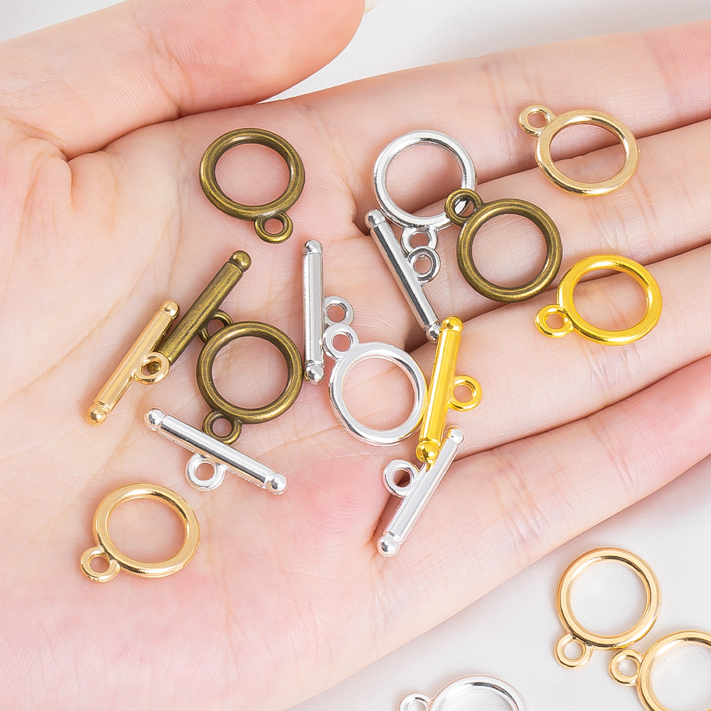 10Sets/lot Metal OT Clasps Con - Jewelry Making Articles ulasan dan harga