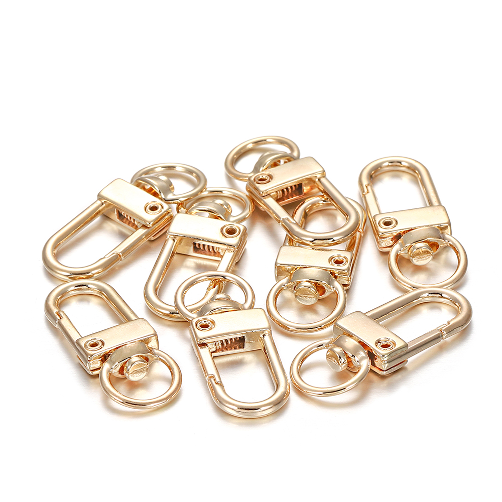 10pcs/pack Rotating Dog Buckle - Jewelry Making Articles ulasan dan harga