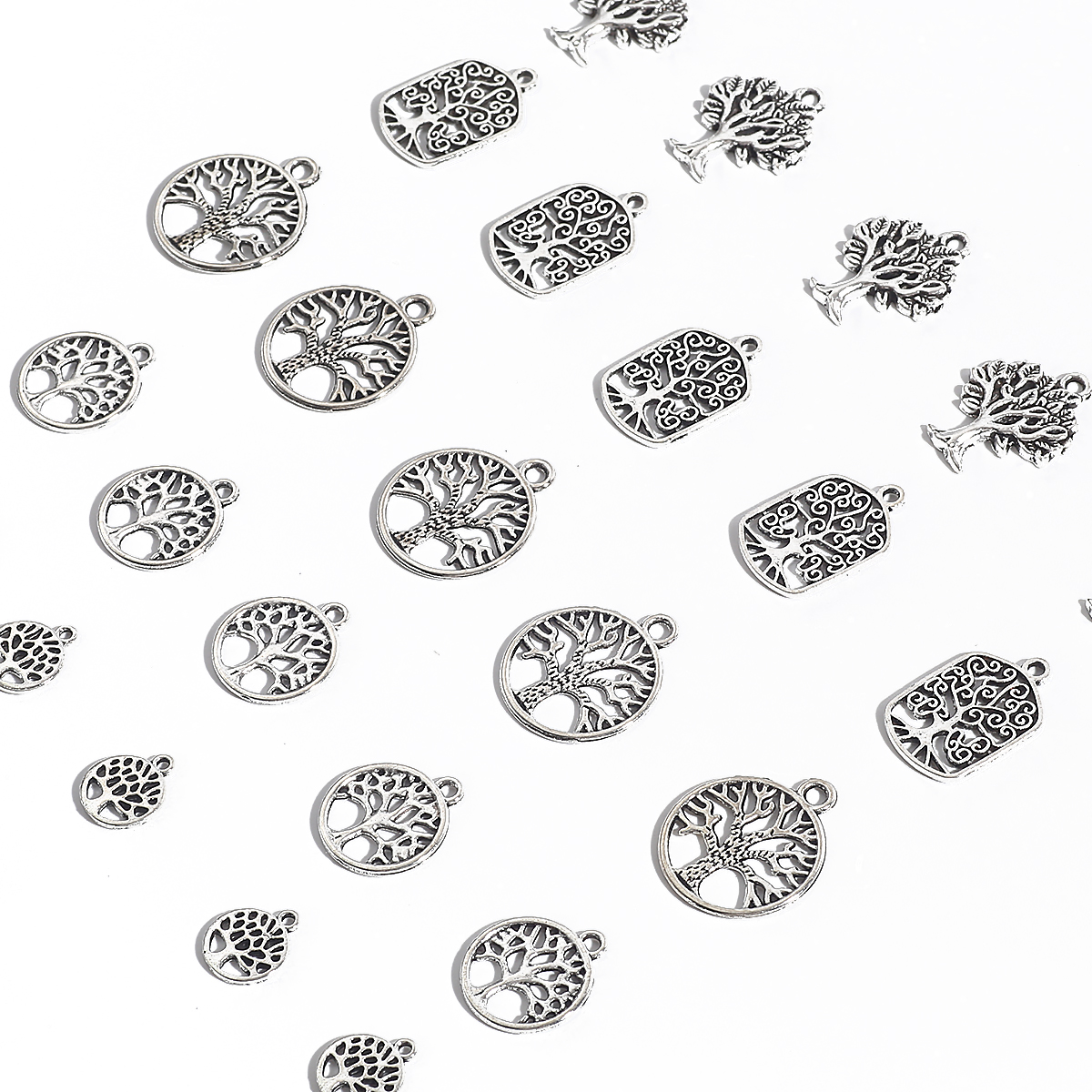 Antique Silver Plated Connecto - Jewelry Making Silver ulasan dan harga