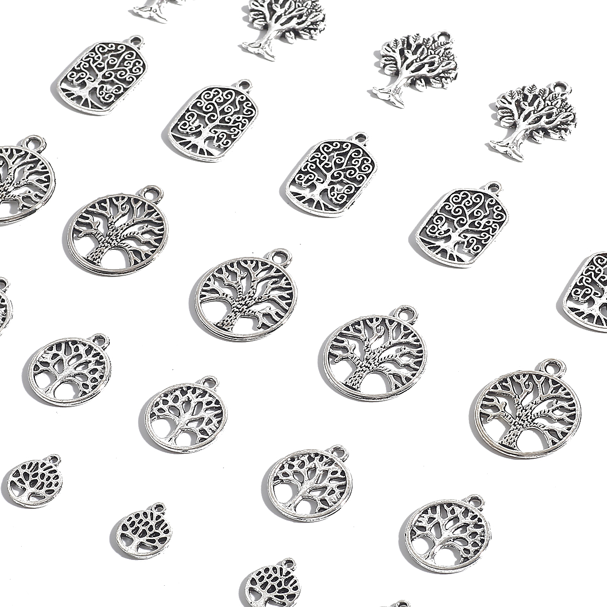 Antique Silver Plated Connecto - Jewelry Making Silver ulasan dan harga