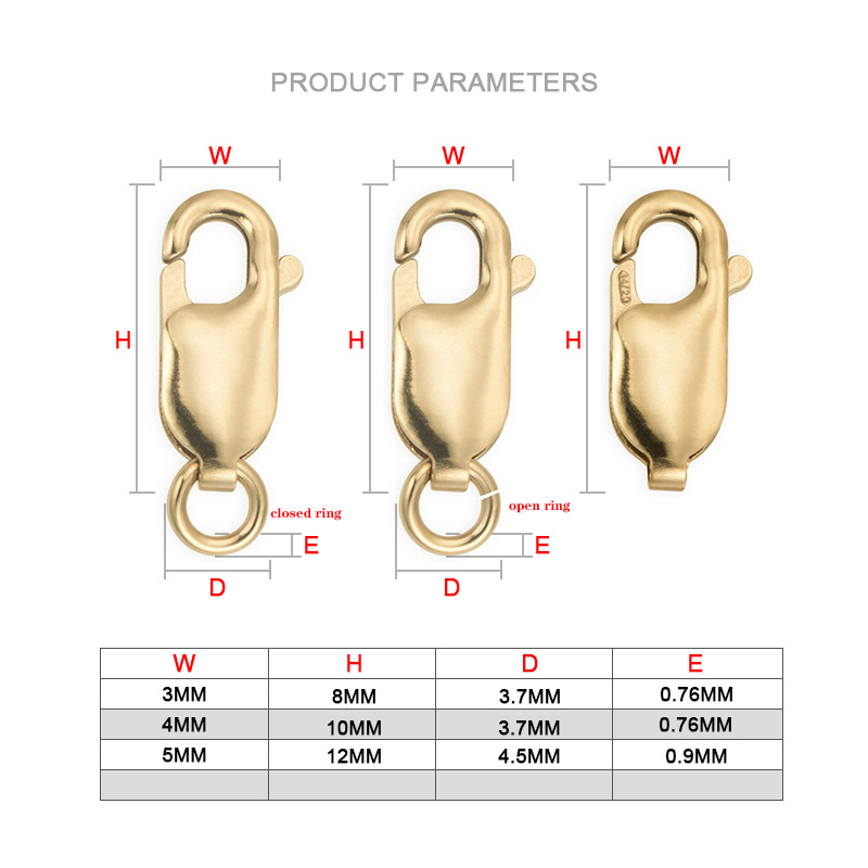 Lobster Clasp 14K Gold Filled  - Jewelry Making Articles ulasan dan harga