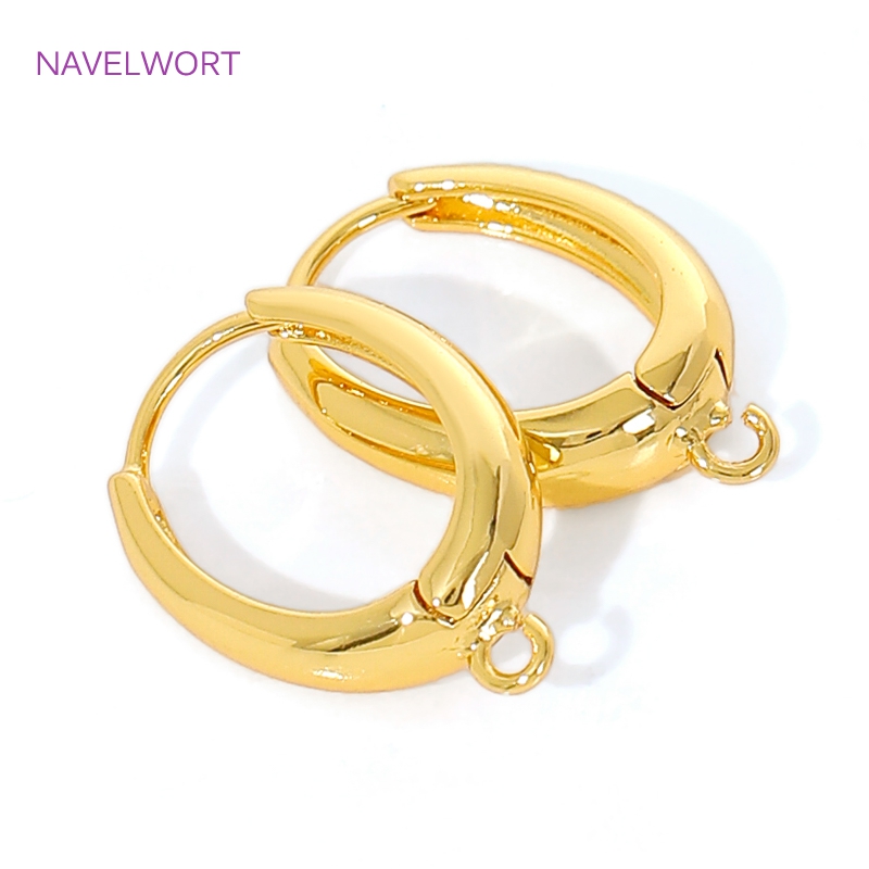 18K Gold Plated Brass Earwires - Jewelry Making Items ulasan dan harga