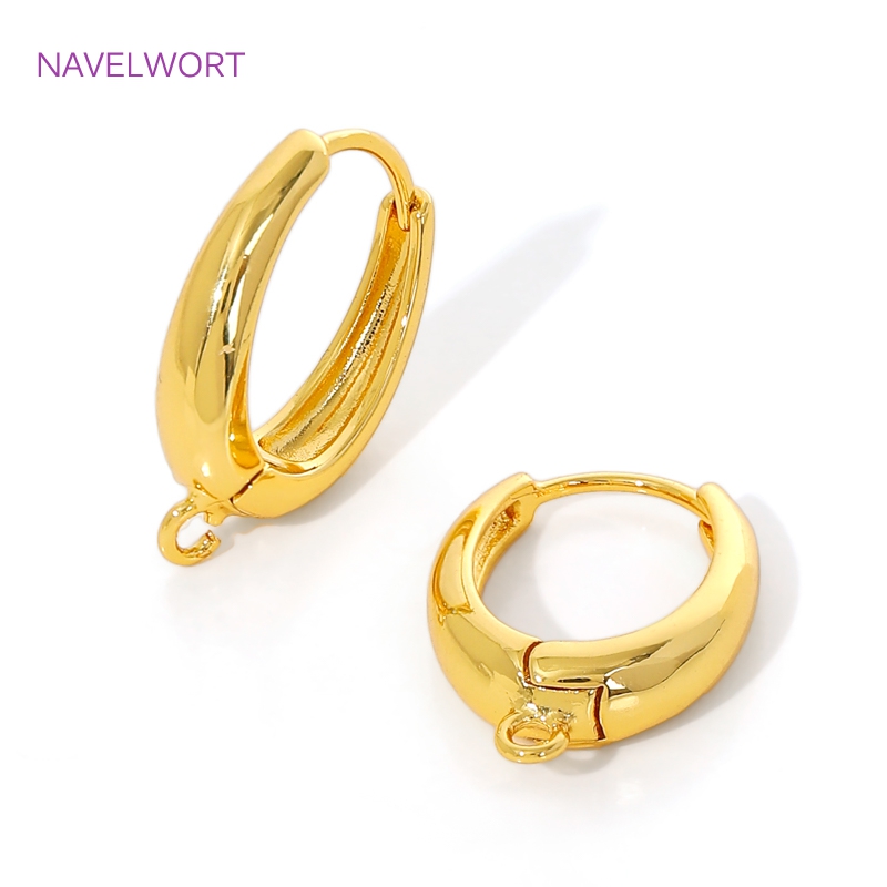 18K Gold Plated Brass Earwires - Jewelry Making Items ulasan dan harga