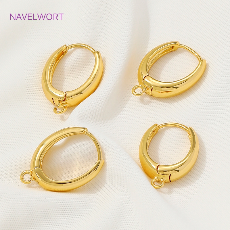 18K Gold Plated Brass Earwires - Jewelry Making Items ulasan dan harga