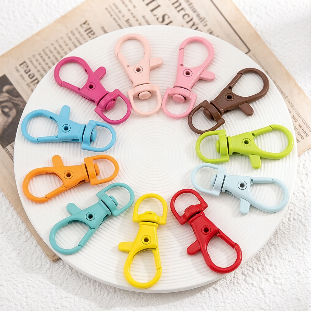 10pcs Colored Alloy Painted Fi - Jewelry Making Hardware ulasan dan harga