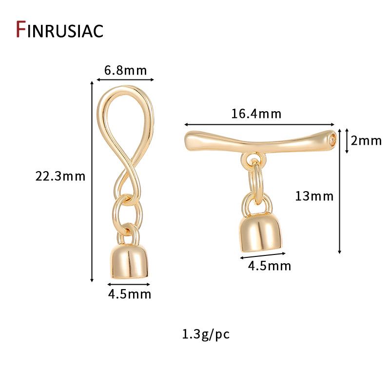 14K Gold Plated Infinity Symbo - Jewelry Making Items ulasan dan harga
