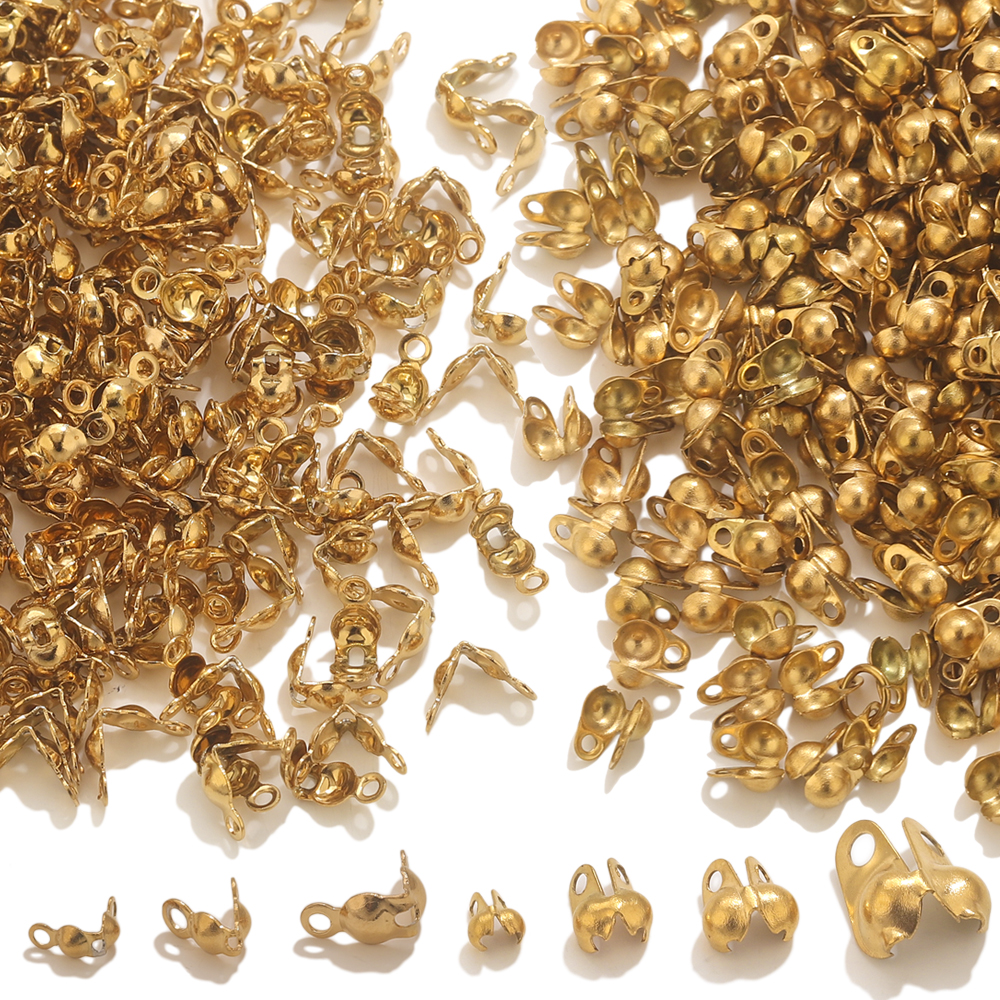 50pcs PVD Gold Plated Stainles - Jewelry Making Necklaces ulasan dan harga