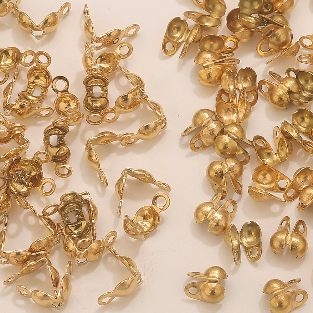 50pcs PVD Gold Plated Stainles - Jewelry Making Necklaces ulasan dan harga
