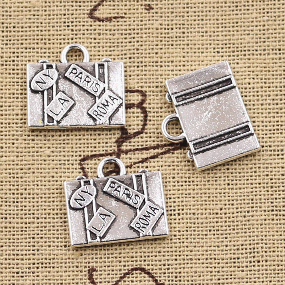 15pcs Charms Travel Bags New Y - Jewelry Making Paris ulasan dan harga