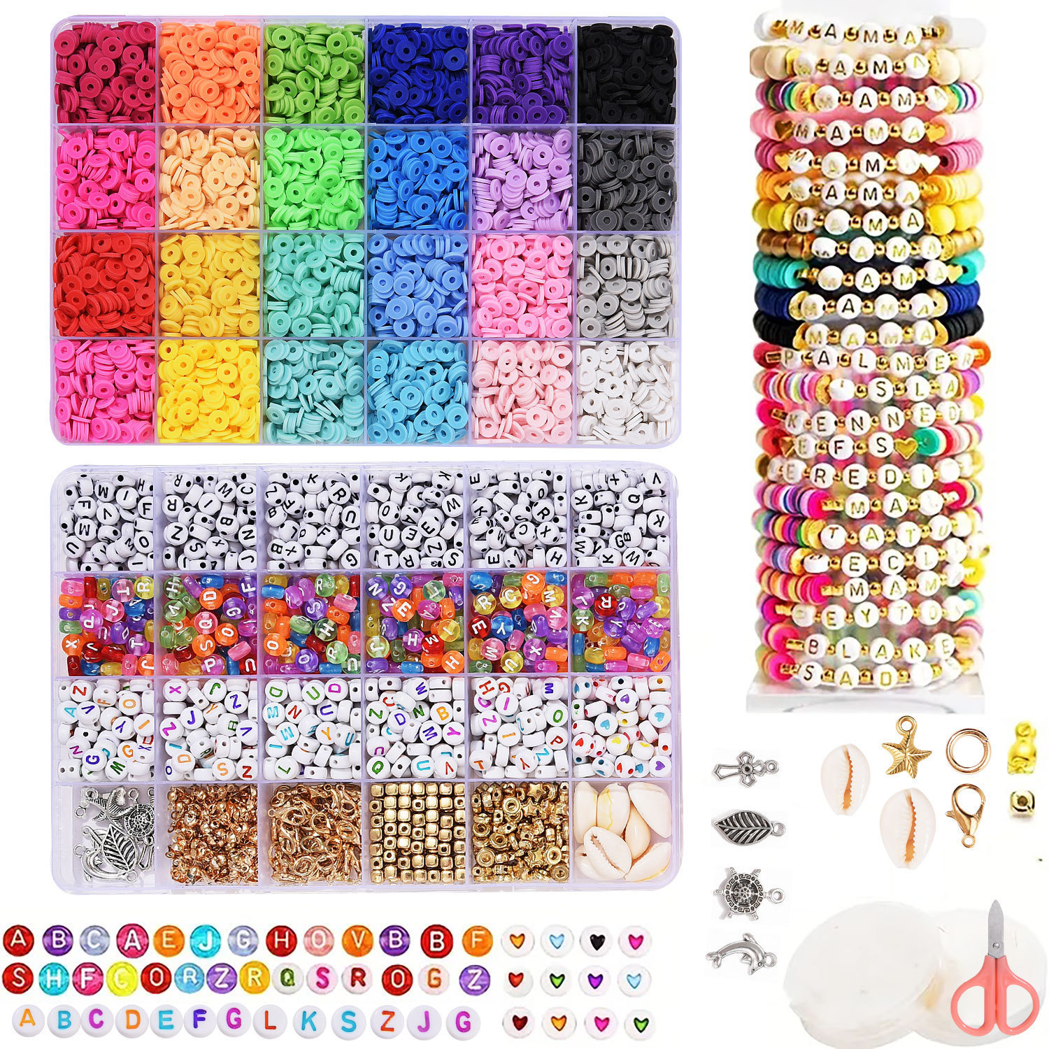 Clay Beads Bracelet Making Kit - Jewelry Making For Beginners ulasan dan harga