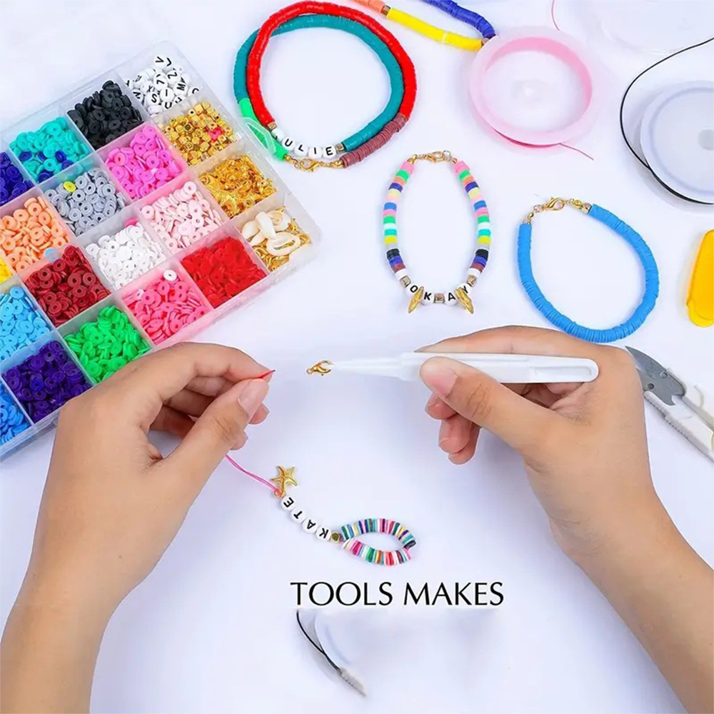 Clay Beads Bracelet Making Kit - Jewelry Making For Beginners ulasan dan harga