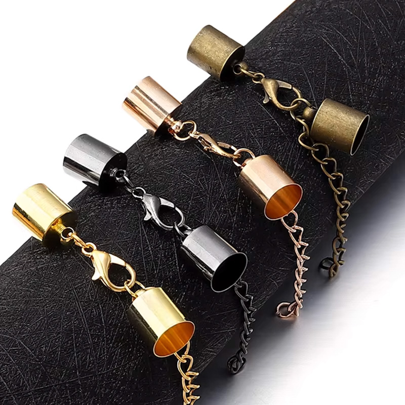 10Sets Leather Cord End Caps W - Jewelry Making Hardware ulasan dan harga