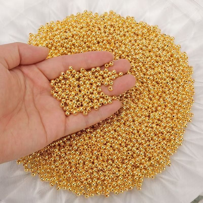 925 Sterling Silver Beads 2mm- - Jewelry Making Silver ulasan dan harga