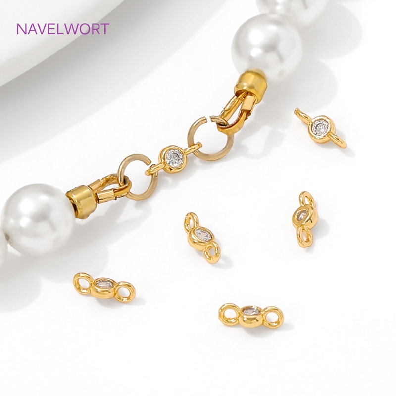 18K Gold Plated With Zircon Co - Jewelry Making Items ulasan dan harga