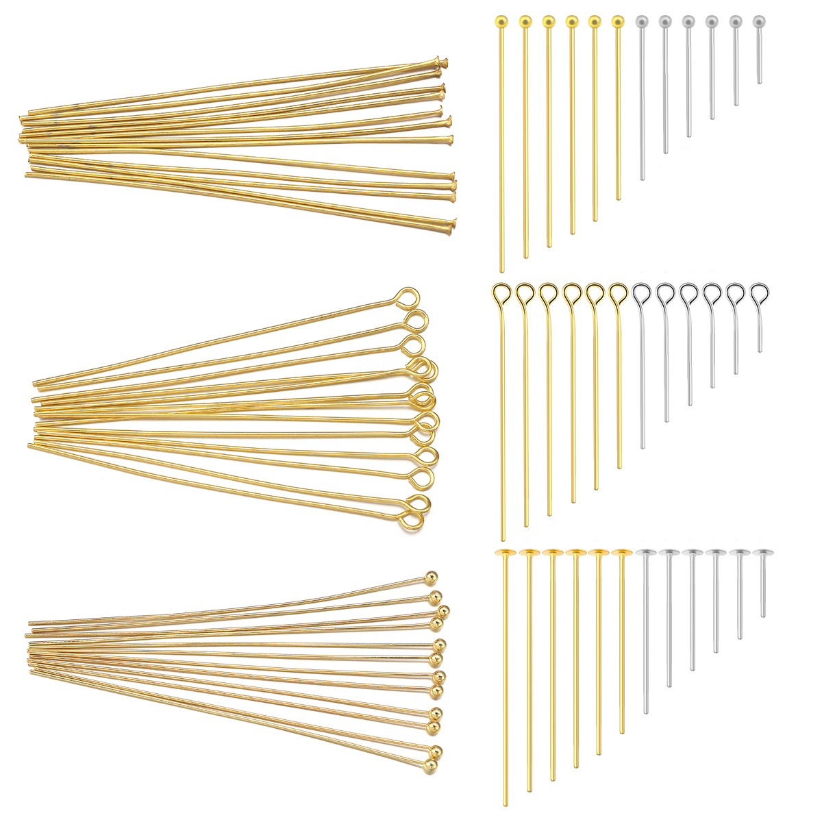 50-100pcs Stainless Steel Flat - Jewelry Making Silver ulasan dan harga
