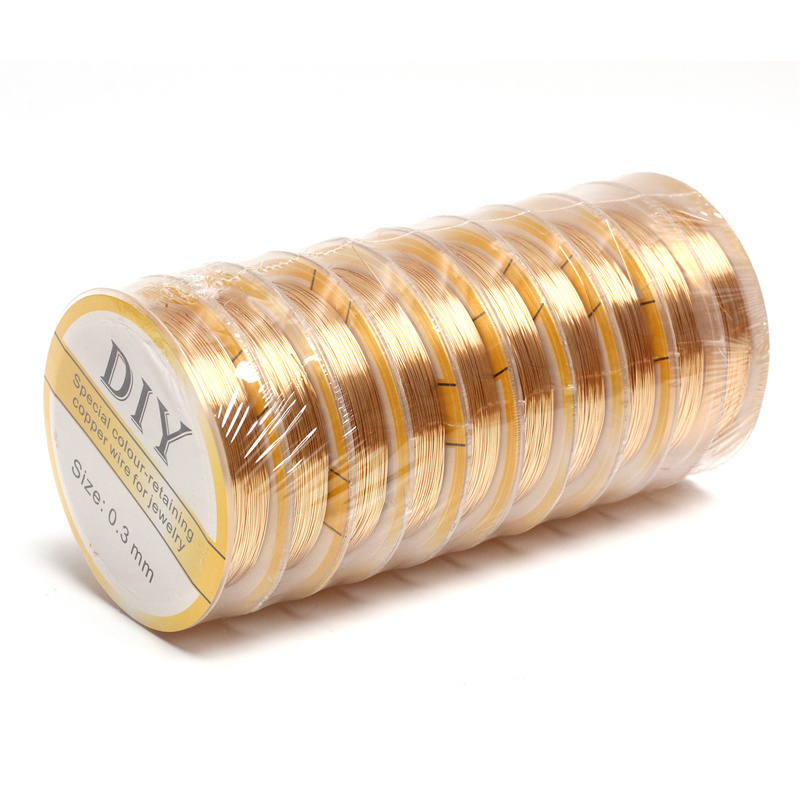 1Roll Silver Copper Wire 0.3/0 - Jewelry Making Silver ulasan dan harga