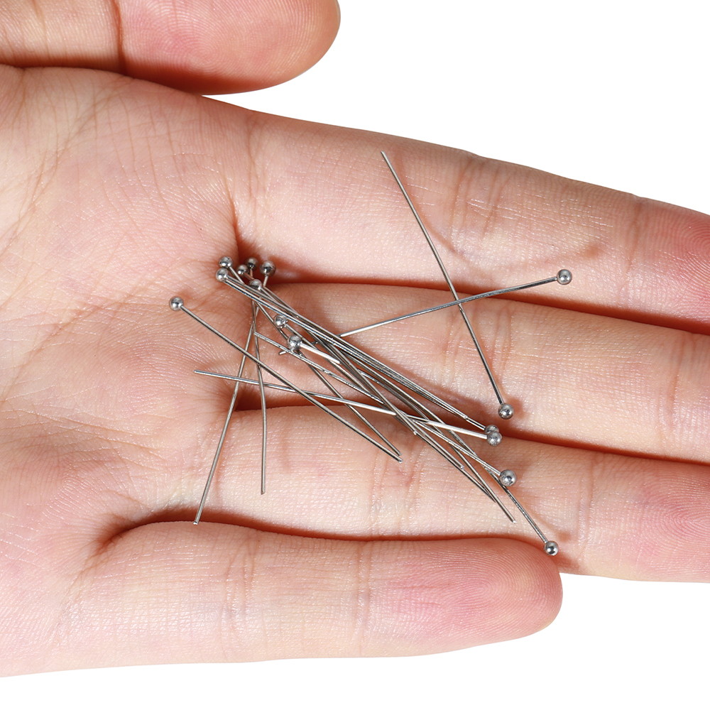 50Pcs/lot 12 14 16 20 25 30 35 - Jewelry Making Silver ulasan dan harga