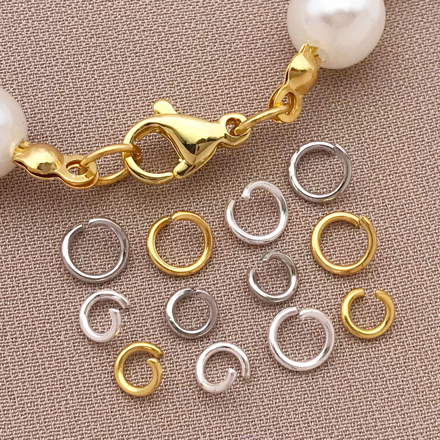 200pcs 4/5mm 18K Gold Plated S - Jewelry Making Looper Tool ulasan dan harga
