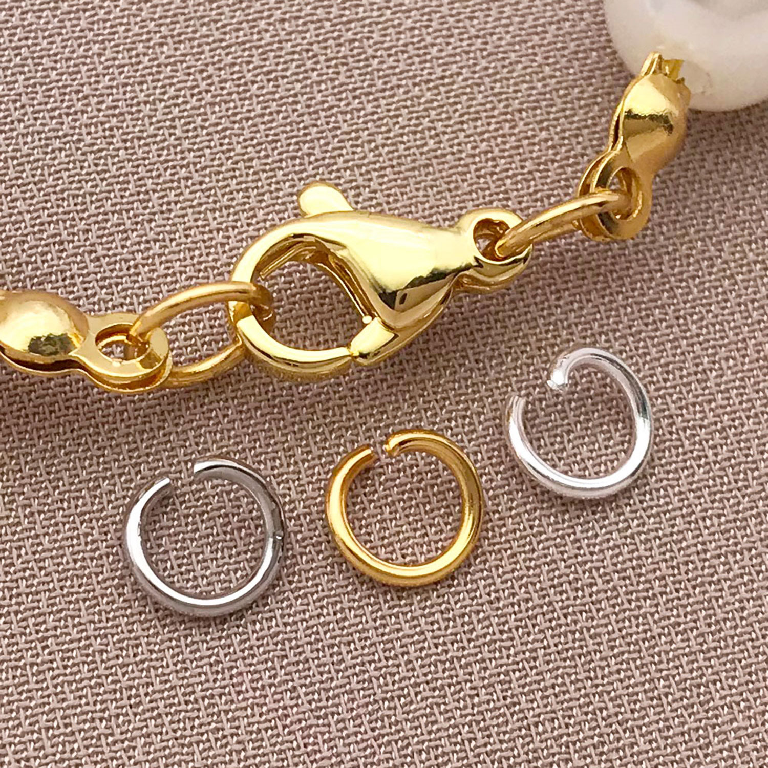 200pcs 4/5mm 18K Gold Plated S - Jewelry Making Looper Tool ulasan dan harga