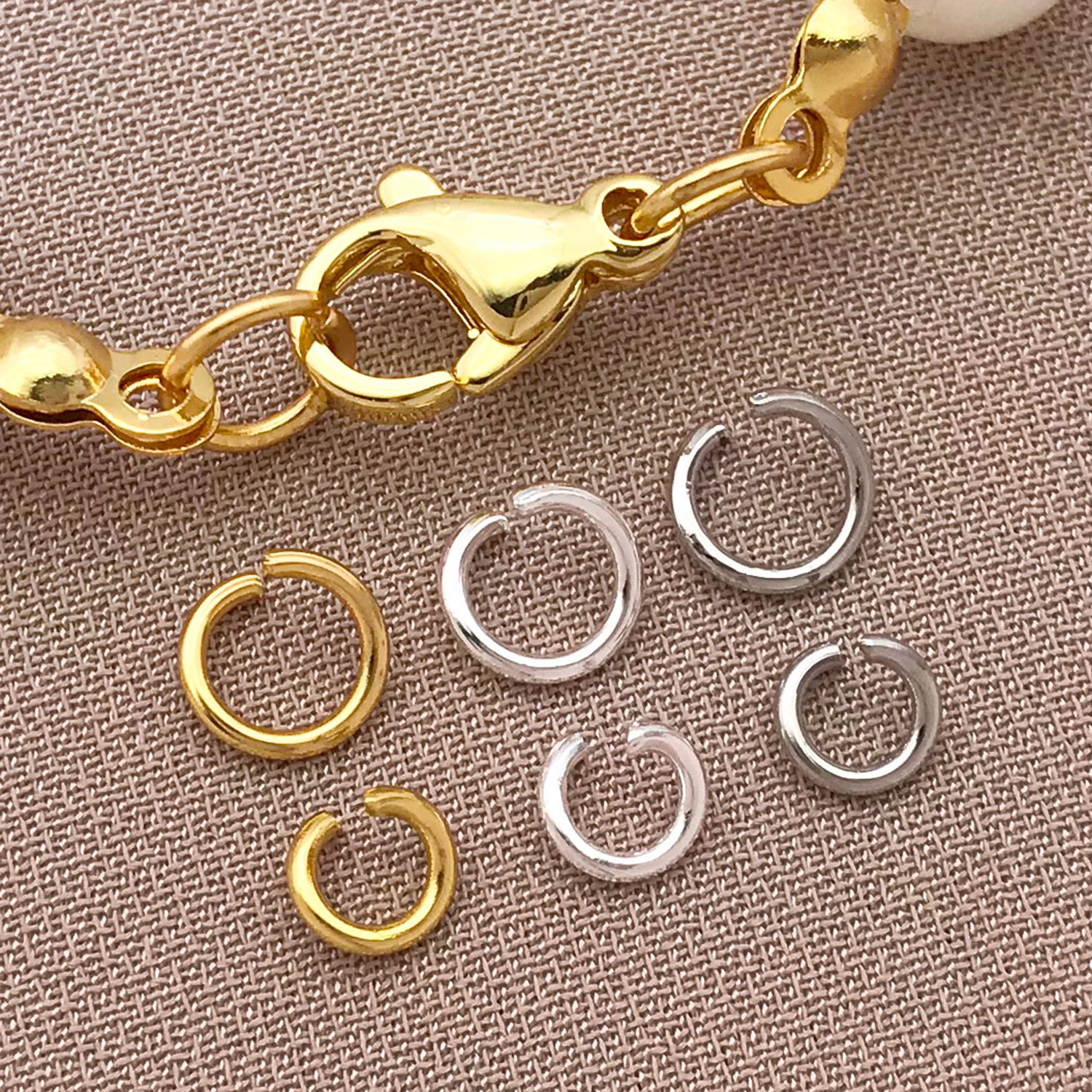 200pcs 4/5mm 18K Gold Plated S - Jewelry Making Looper Tool ulasan dan harga