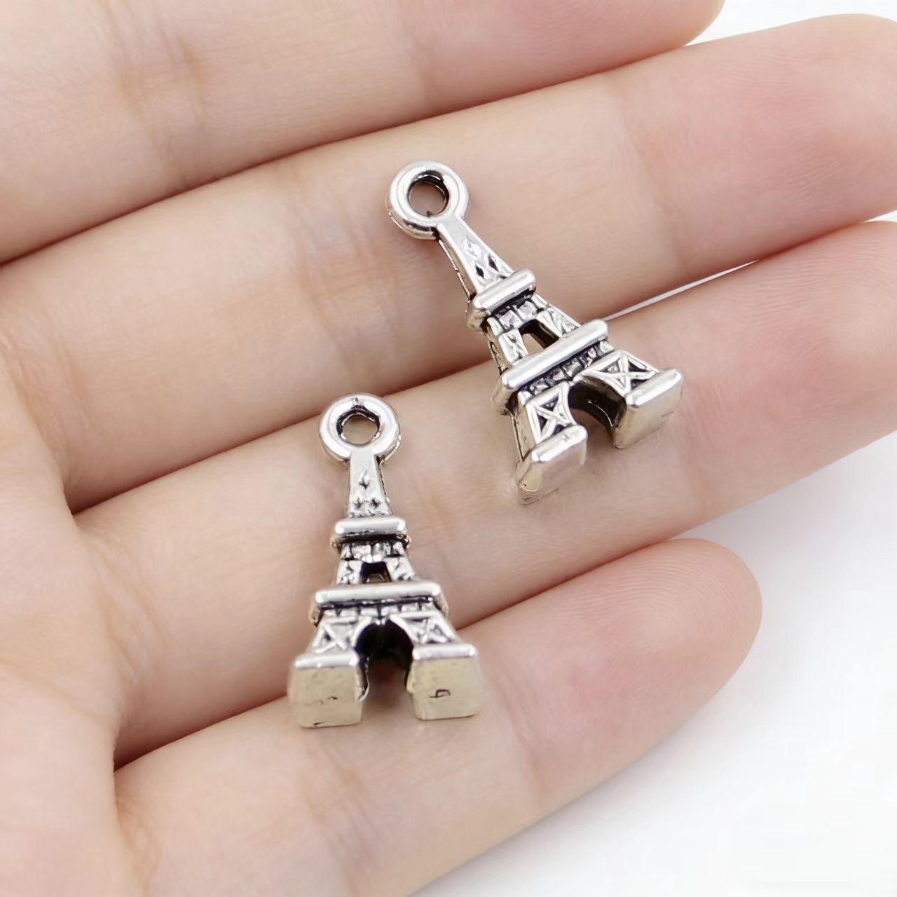 30Pcs/Lot Charms Eiffel Tower  - Jewelry Making Paris ulasan dan harga