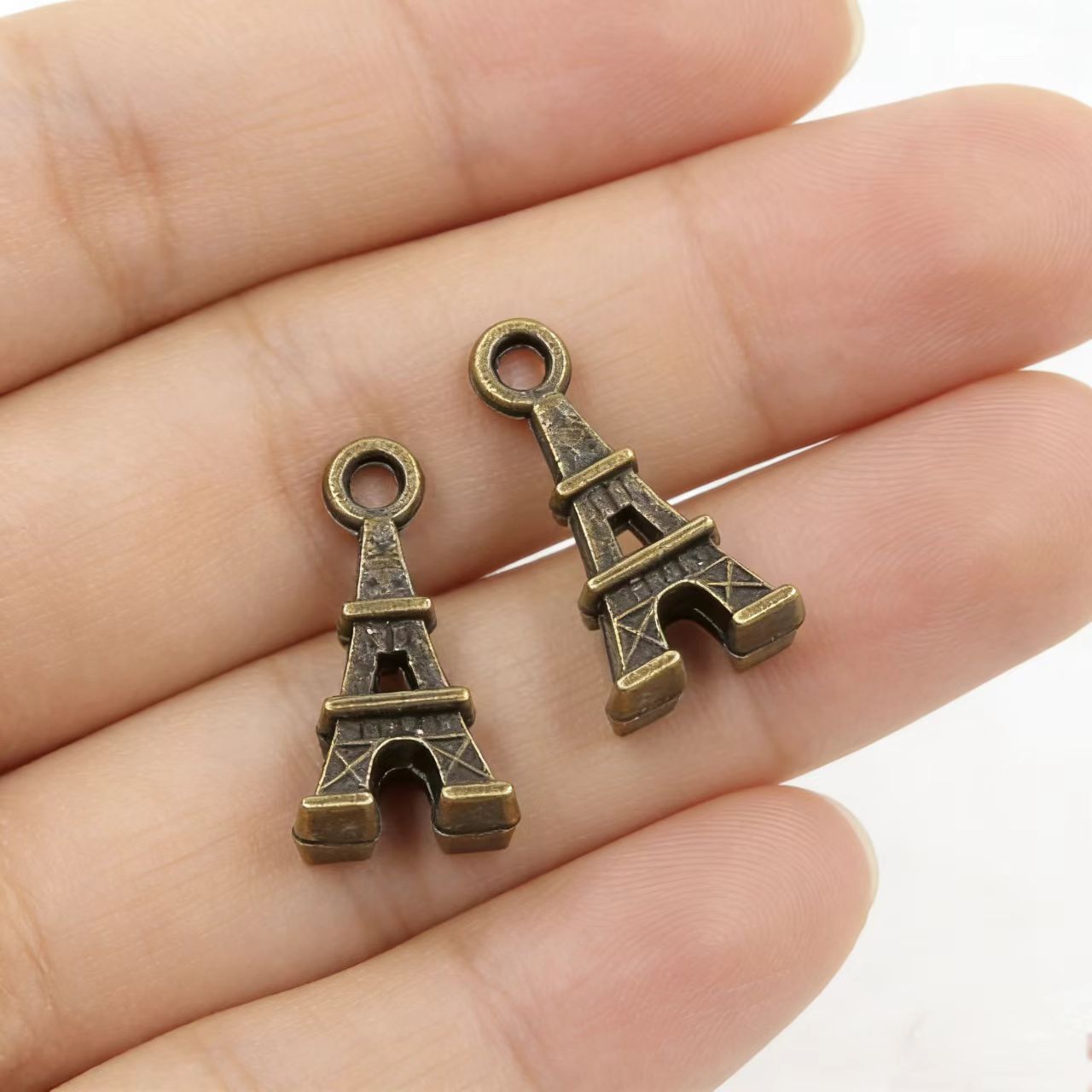 30Pcs/Lot Charms Eiffel Tower  - Jewelry Making Paris ulasan dan harga
