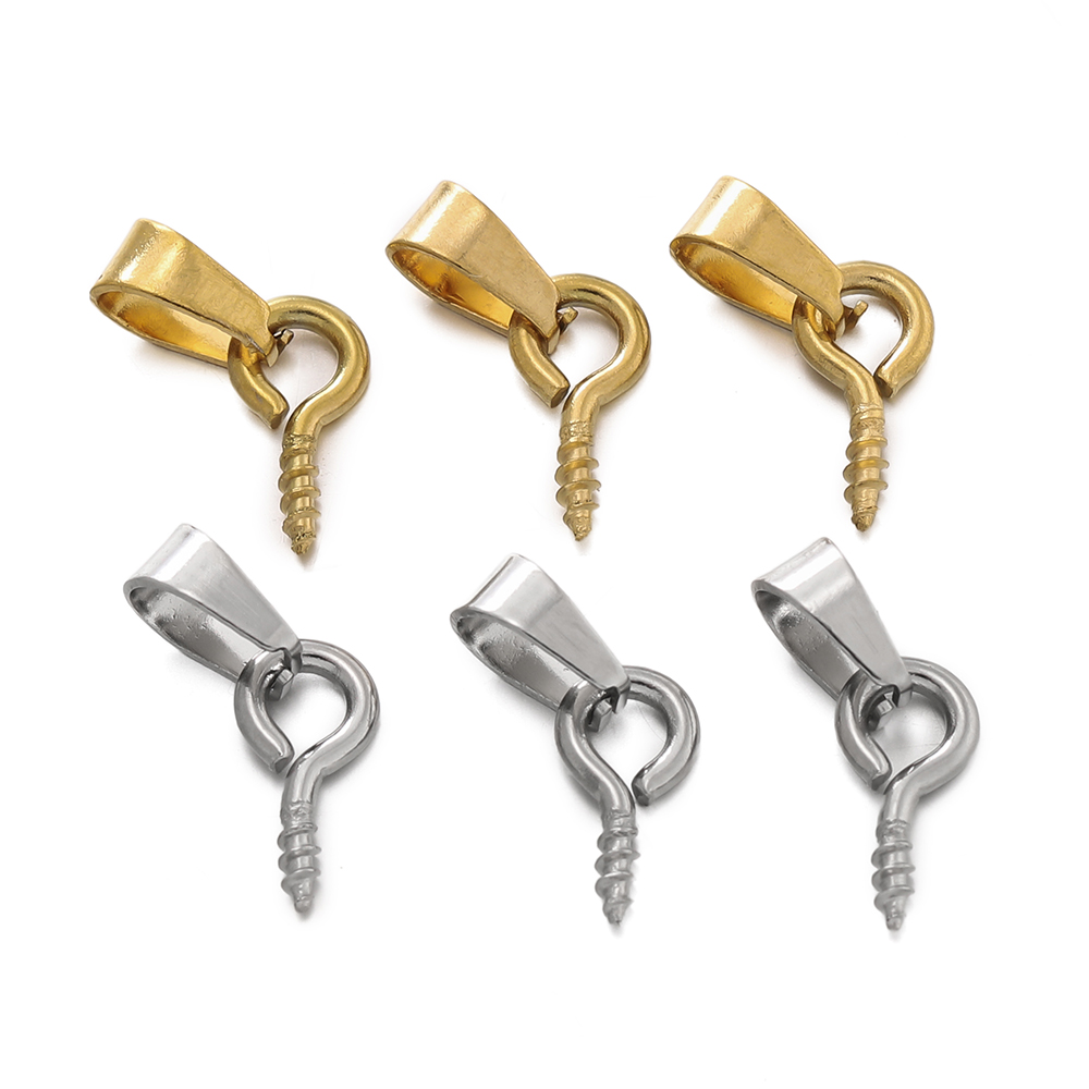 20pcs Stainless Steel Screw Ey - Jewelry Making Looper Tool ulasan dan harga