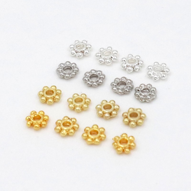 50pcs 18K Gold Plated 925 Silv - Jewelry Making Silver ulasan dan harga