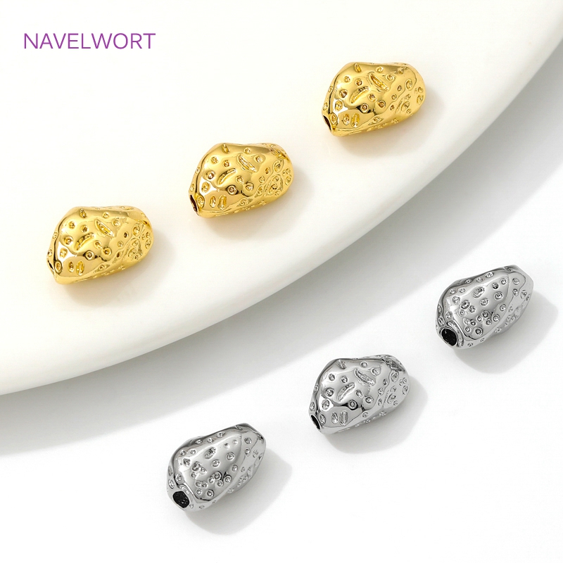 18K Gold Plated Irregular Loos - Jewelry Making Items ulasan dan harga