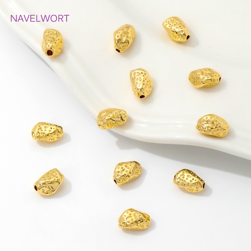 18K Gold Plated Irregular Loos - Jewelry Making Items ulasan dan harga