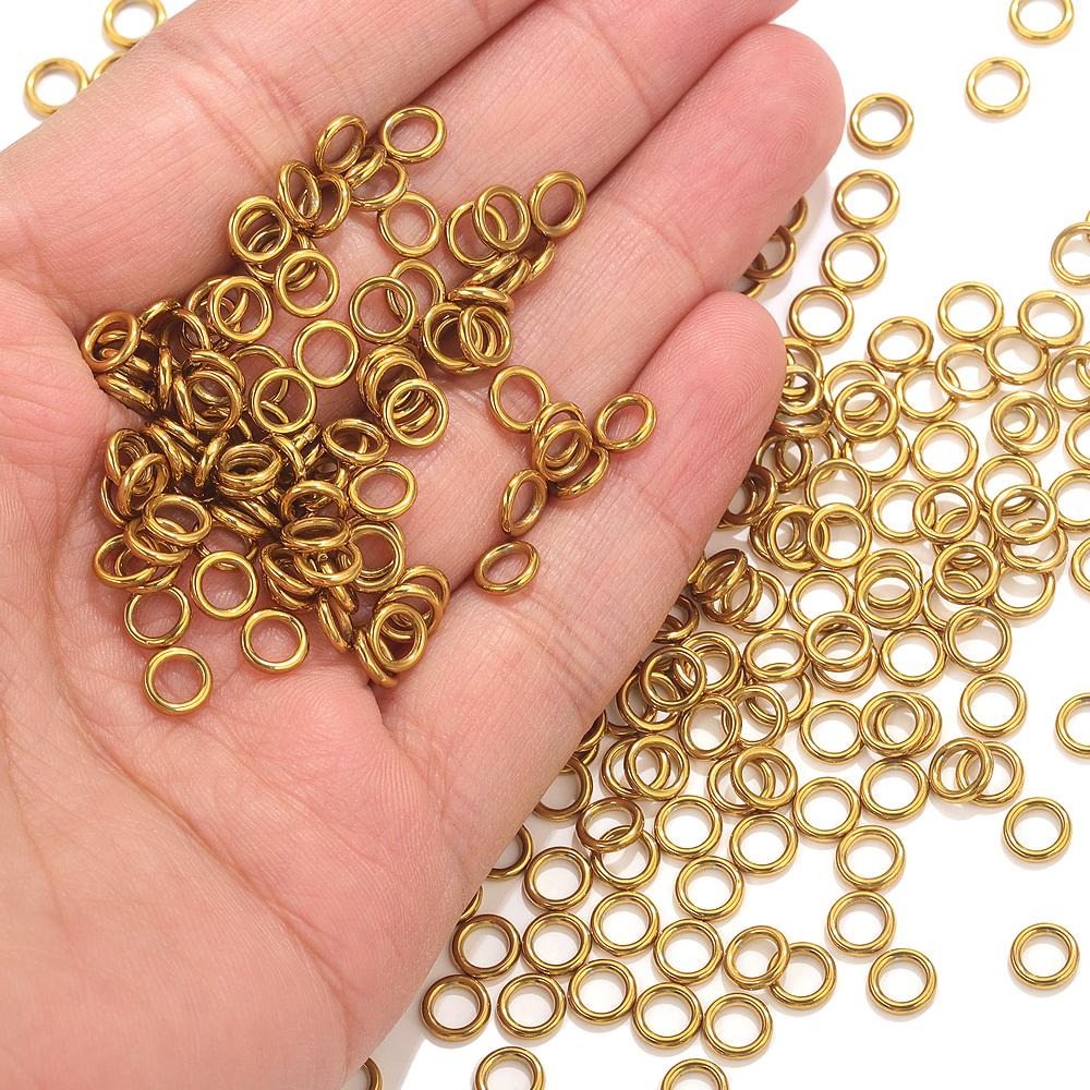 50pcs Stainless Steel O Ring G - Jewelry Making Looper Tool ulasan dan harga