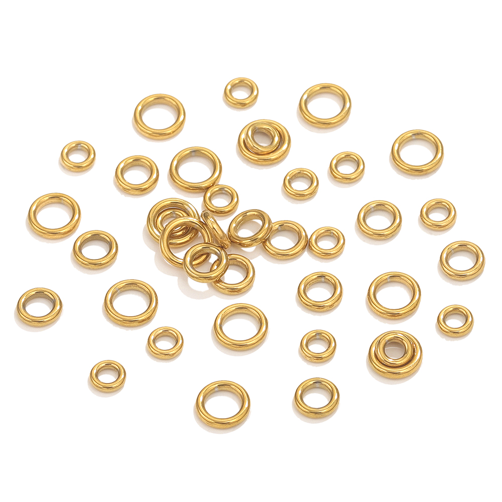 50pcs Stainless Steel O Ring G - Jewelry Making Looper Tool ulasan dan harga