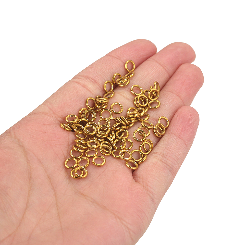 50pcs Stainless Steel O Ring G - Jewelry Making Looper Tool ulasan dan harga