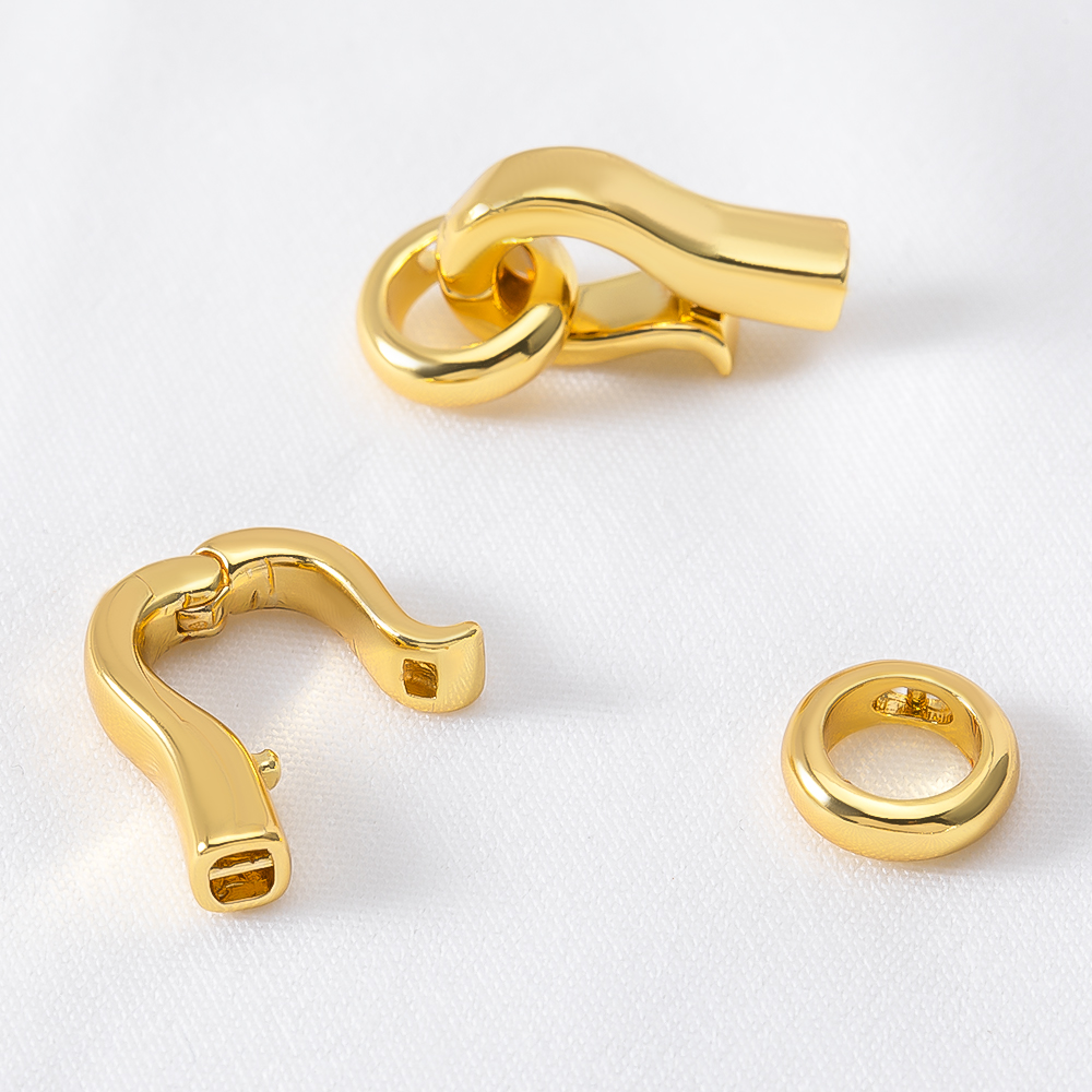2pcs 4pcs 18K Gold Plated Bras - Jewelry Making Hardware ulasan dan harga