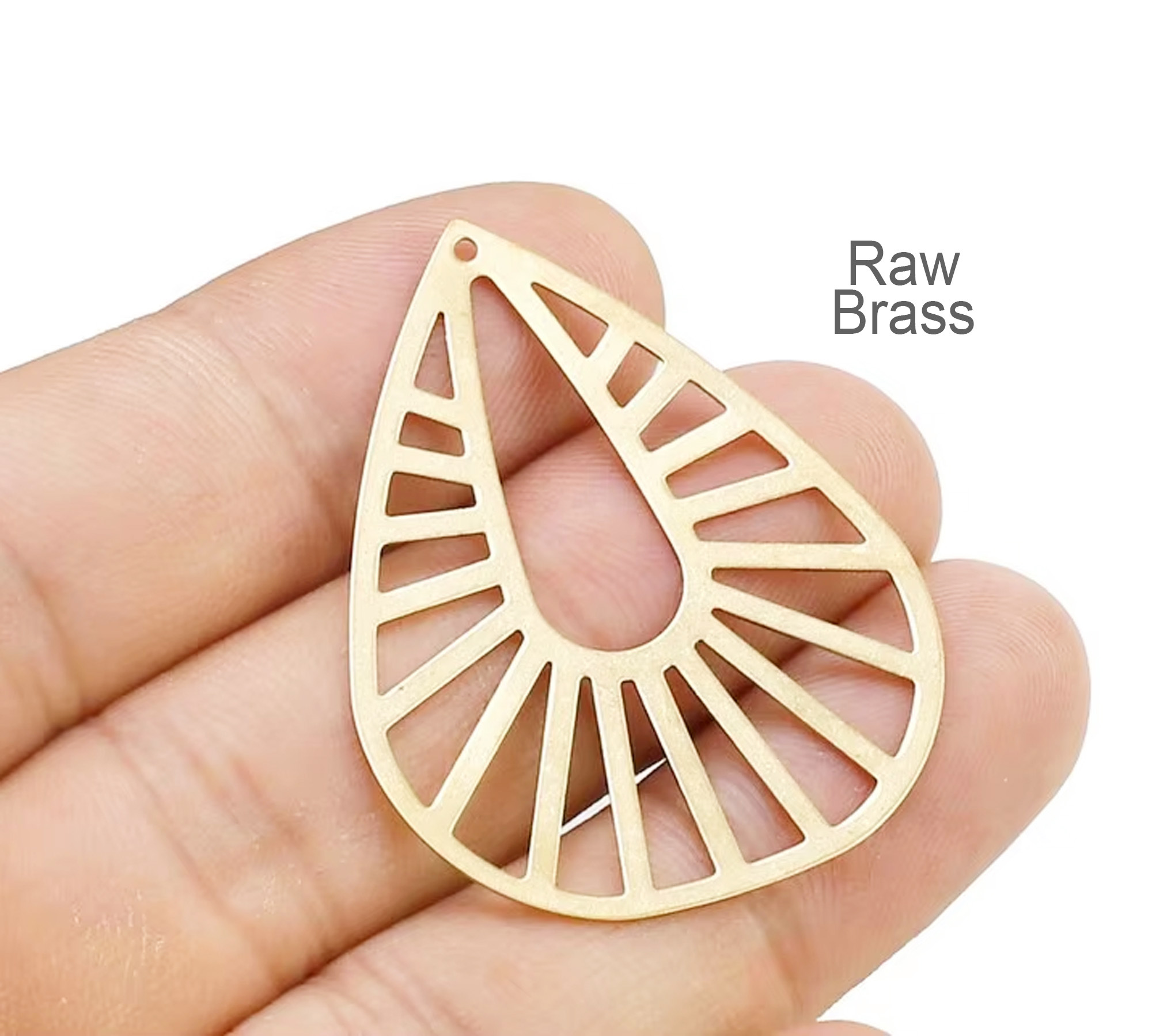 10pcs Filigree Teardrop Pendan - Jewelry Making Hammer ulasan dan harga