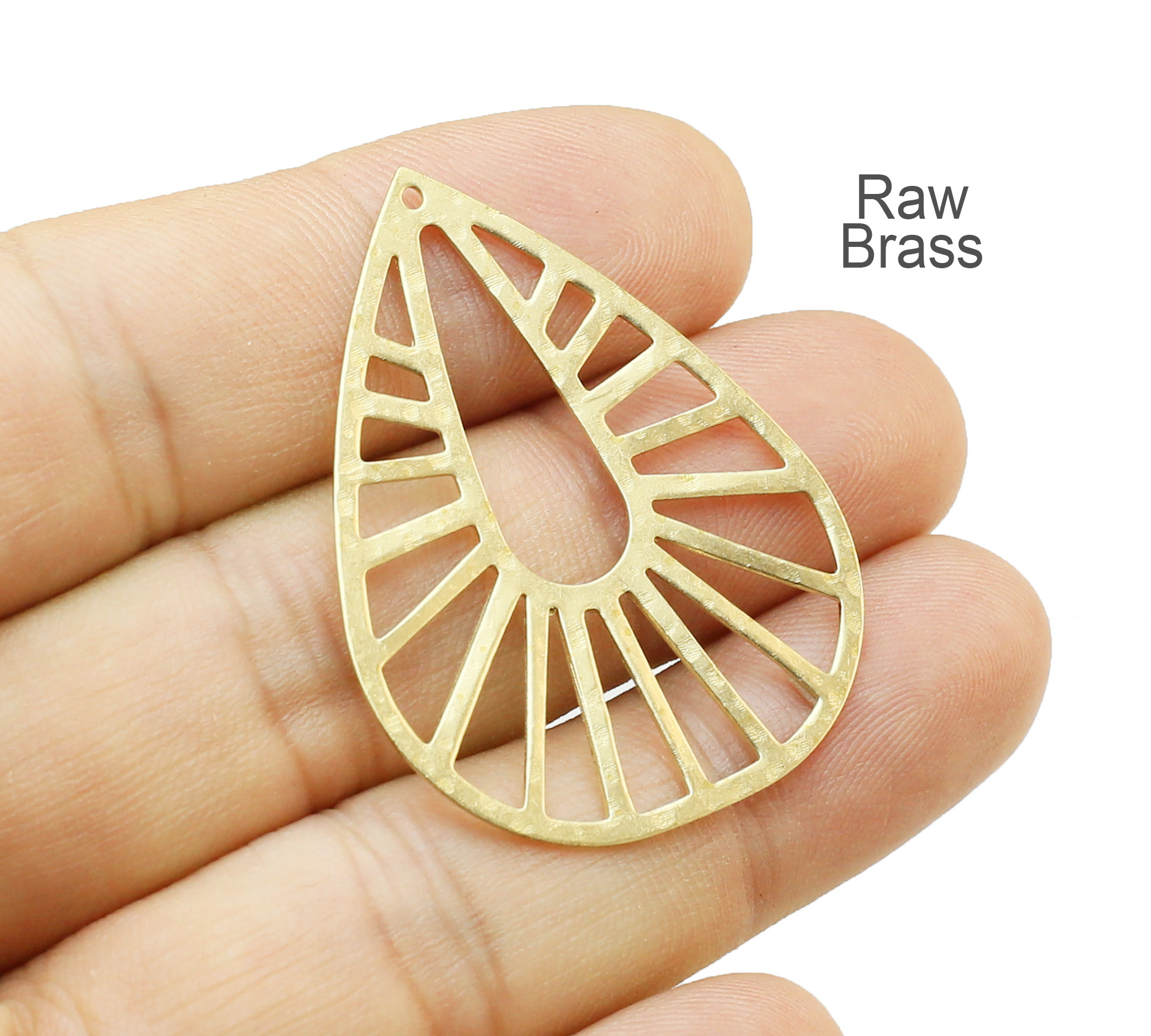 10pcs Filigree Teardrop Pendan - Jewelry Making Hammer ulasan dan harga