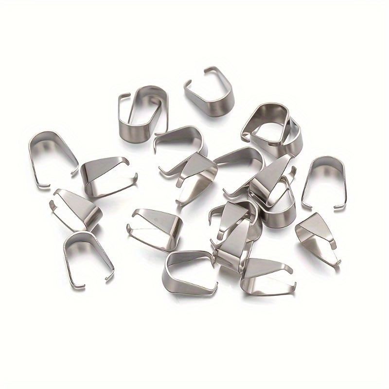 Pinch Clip Pendant Clasp Bail  - Jewelry Making Articles ulasan dan harga