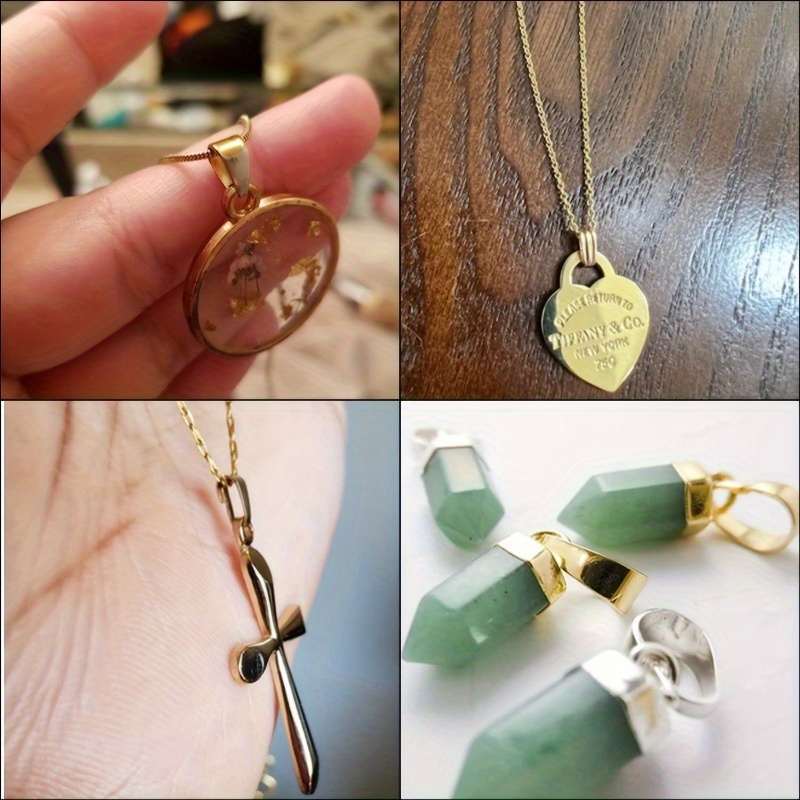 Pinch Clip Pendant Clasp Bail  - Jewelry Making Articles ulasan dan harga