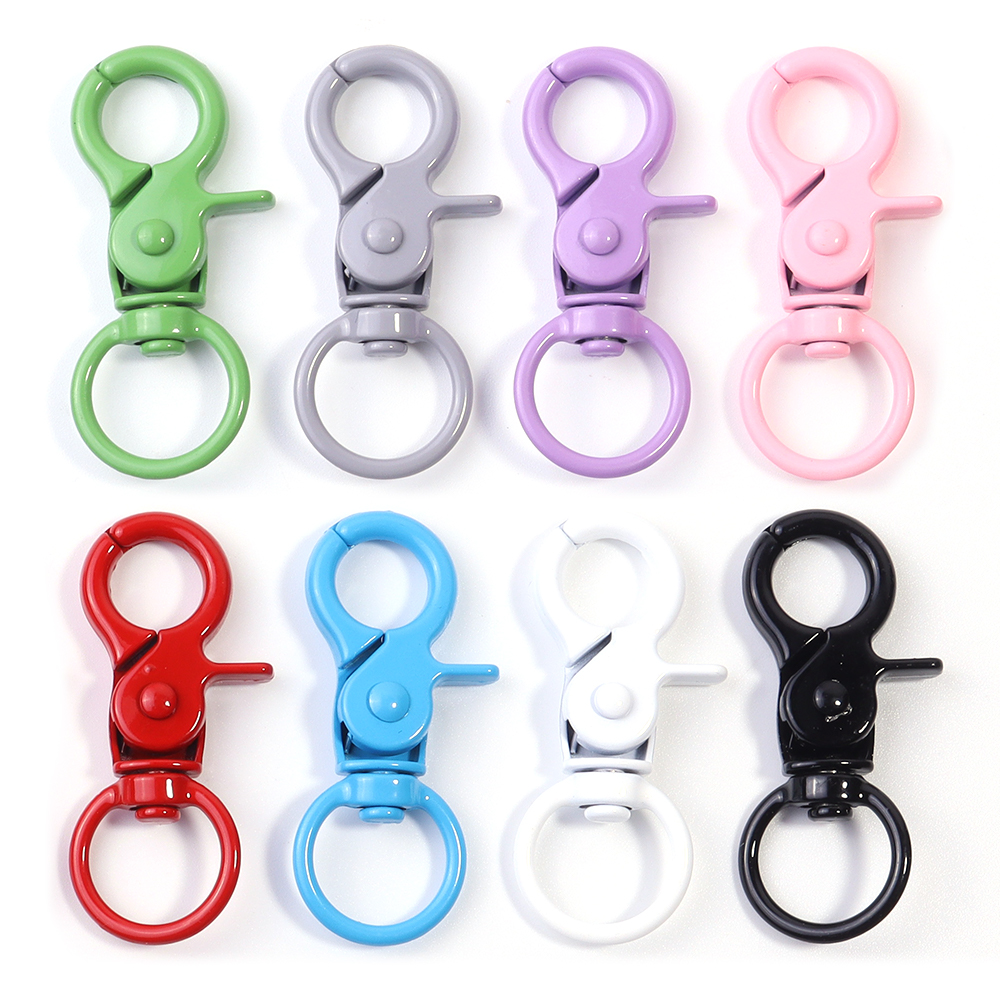 5Pcs/Lot Colorful Swivel Lobst - Jewelry Making Hardware ulasan dan harga