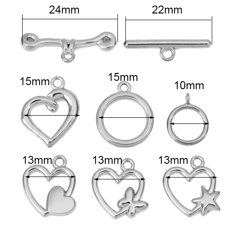 5sets PVD Never Fade Stainless - Jewelry Making Hardware ulasan dan harga