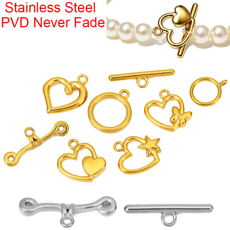 5sets PVD Never Fade Stainless - Jewelry Making Hardware ulasan dan harga