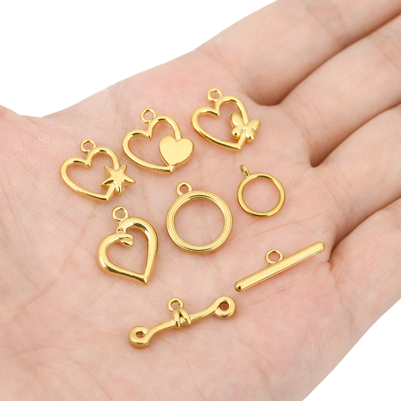 5sets PVD Never Fade Stainless - Jewelry Making Hardware ulasan dan harga