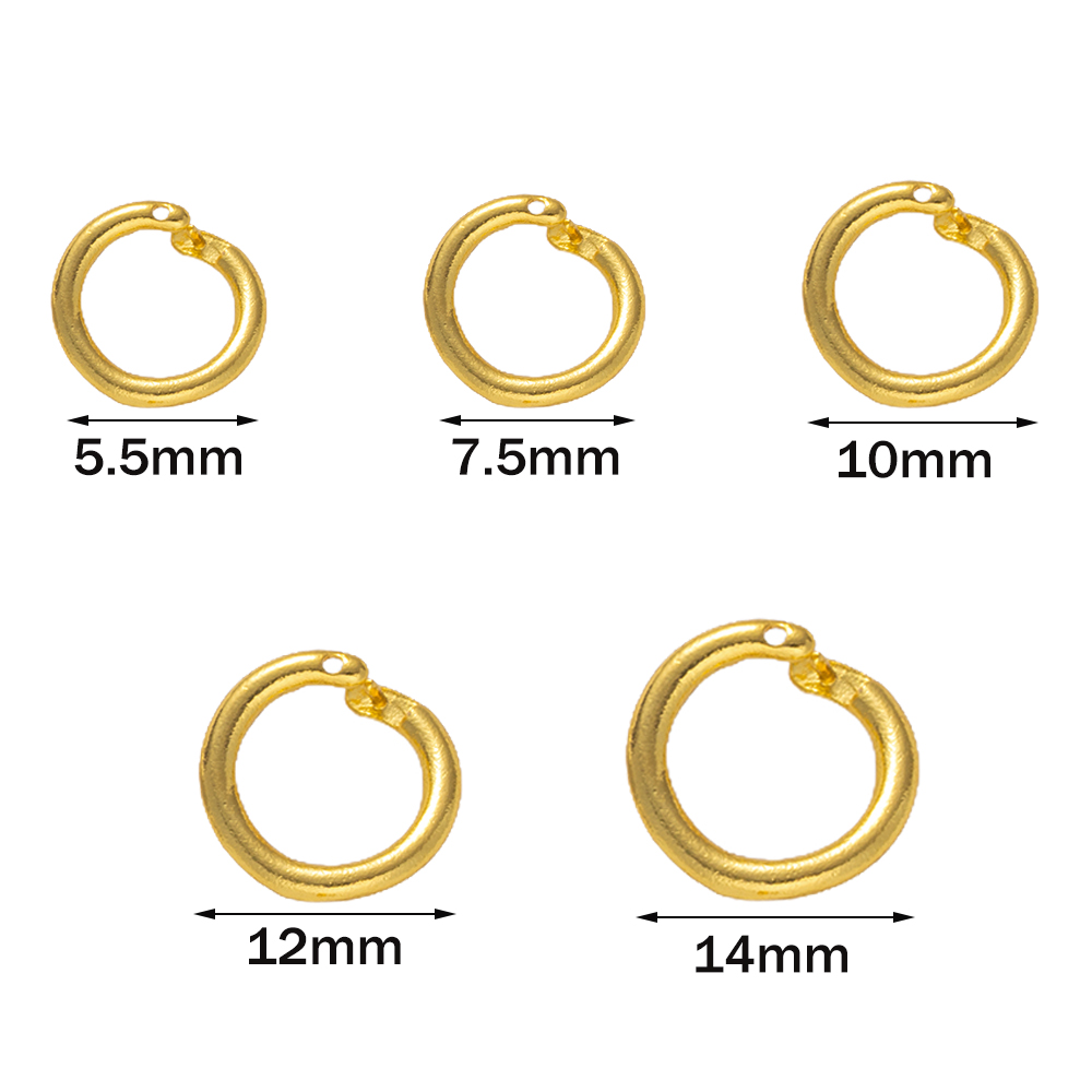 10pcs 18K Gold Plated Brass Lo - Jewelry Making Looper Tool ulasan dan harga