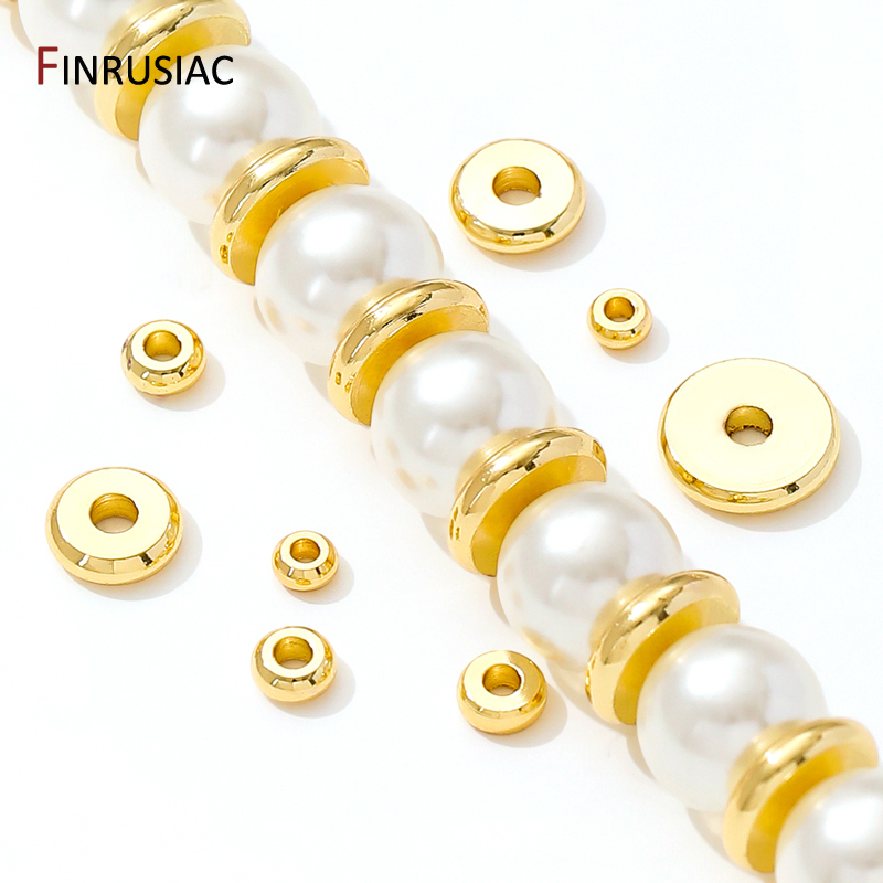 18K Gold Plated Brass Flat Spa - Jewelry Making Items ulasan dan harga
