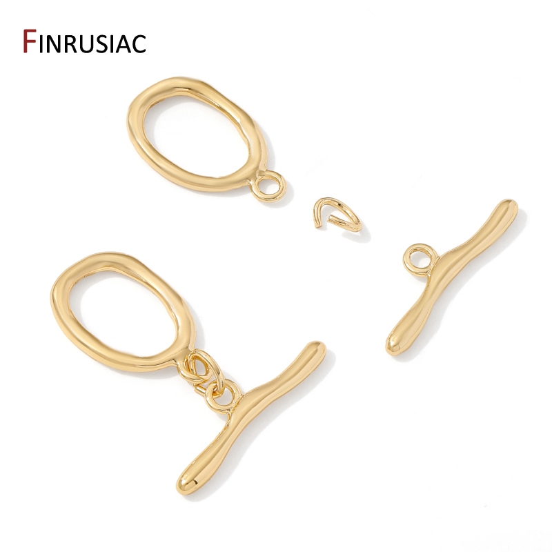 18K Gold Plated Brass Oval/Hea - Jewelry Making Items ulasan dan harga